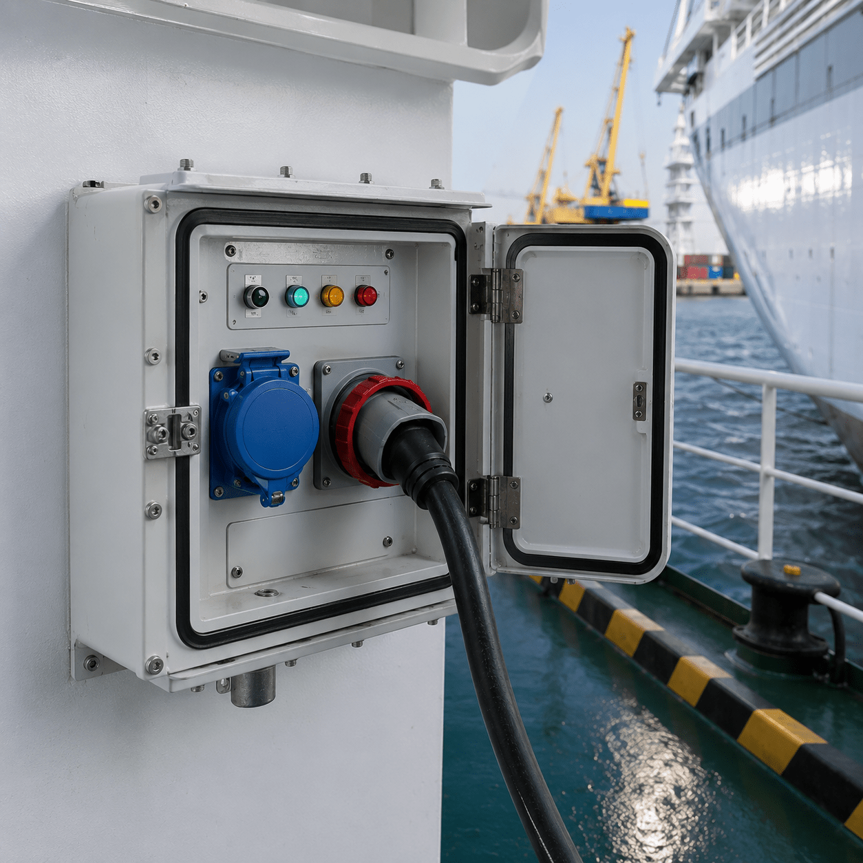 Shore Connection Box — vessel shore power supply interface