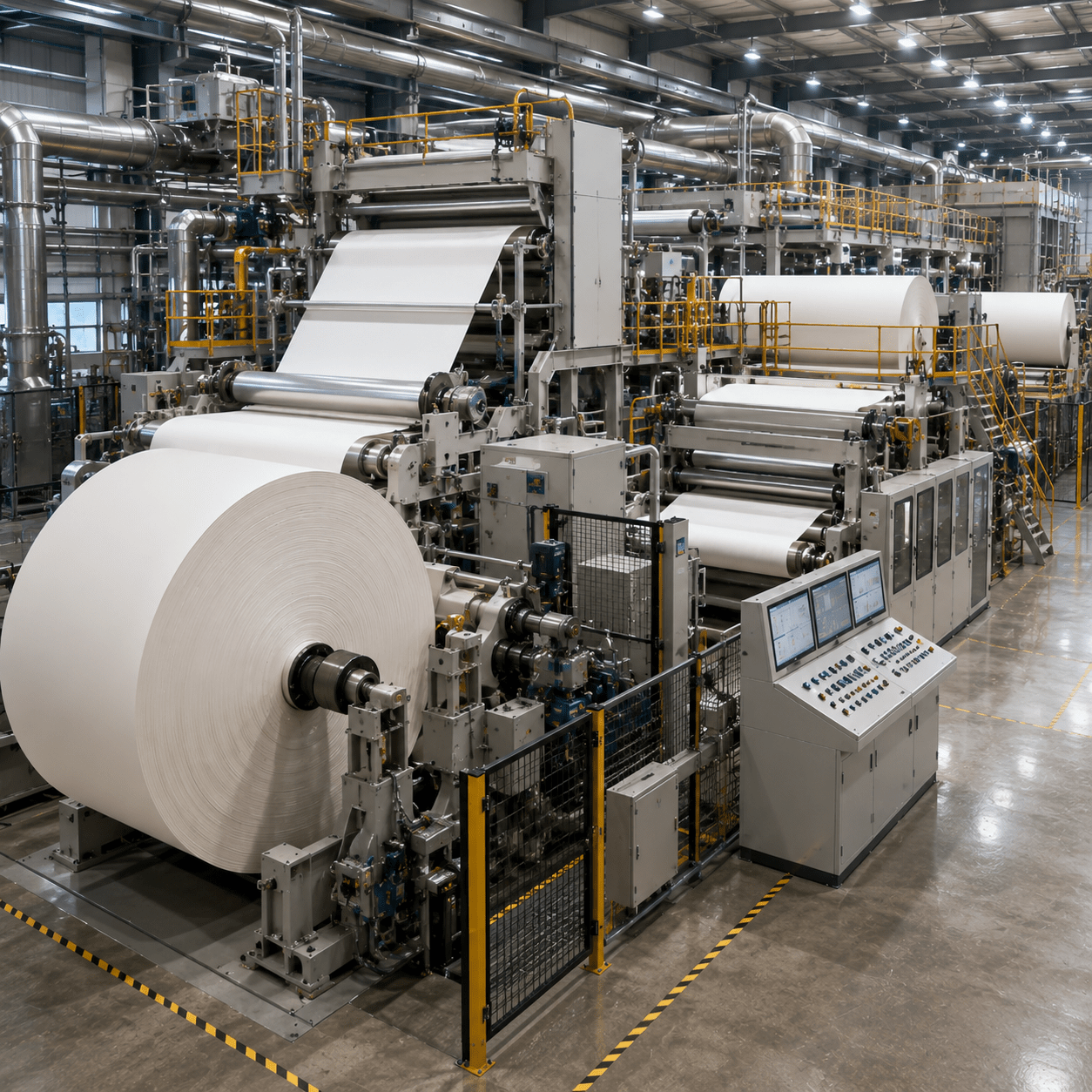 Finishing and Rewinder System — reel slitting and packaging automation