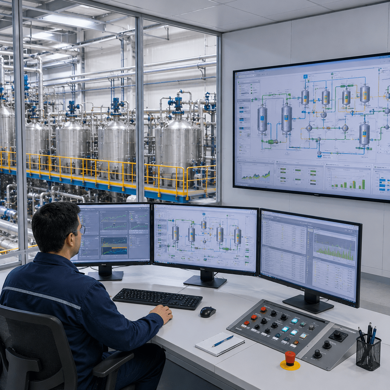 Batch Process Control — GMP-compliant pharmaceutical batch automation