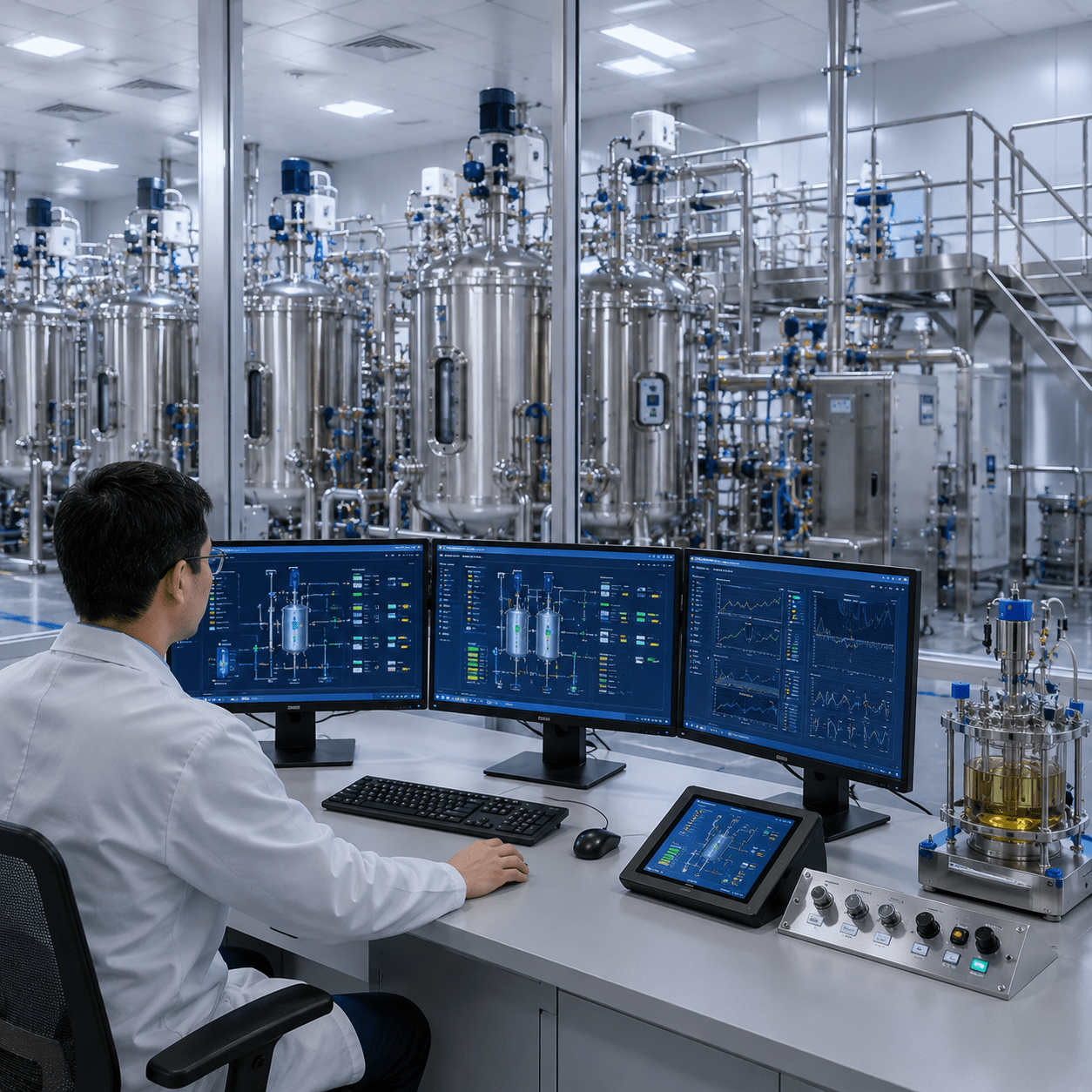 Bioreactor Automation — bioprocess control for pharmaceutical manufacturing