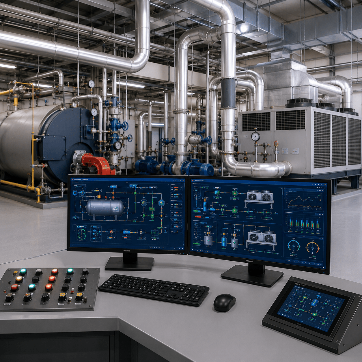 Boiler Utility and HVAC Automation — pharmaceutical critical utilities