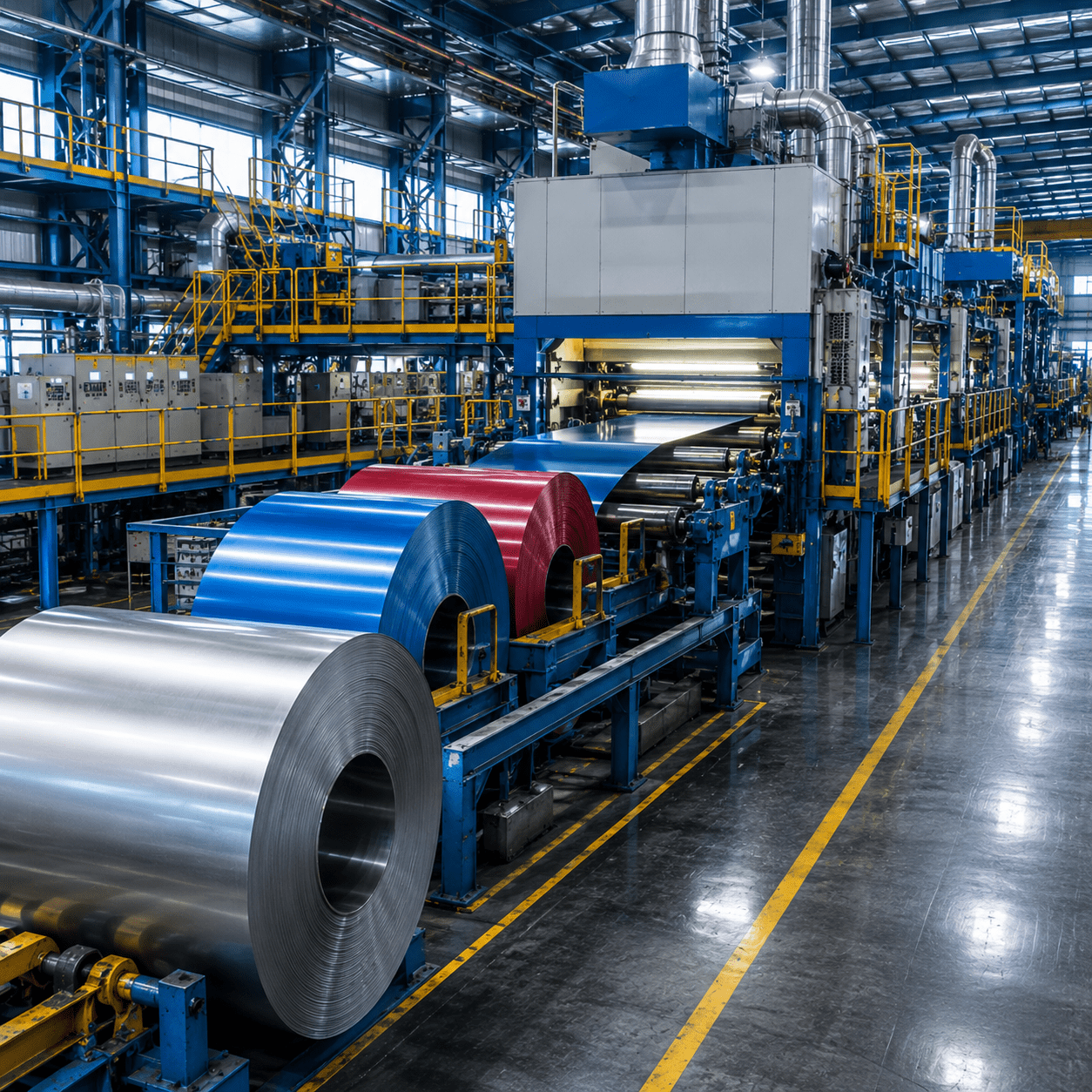 Coating Line — steel surface coating and galvanising process