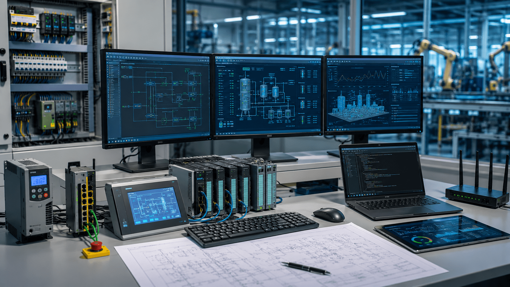 PLC DCS HMI programming