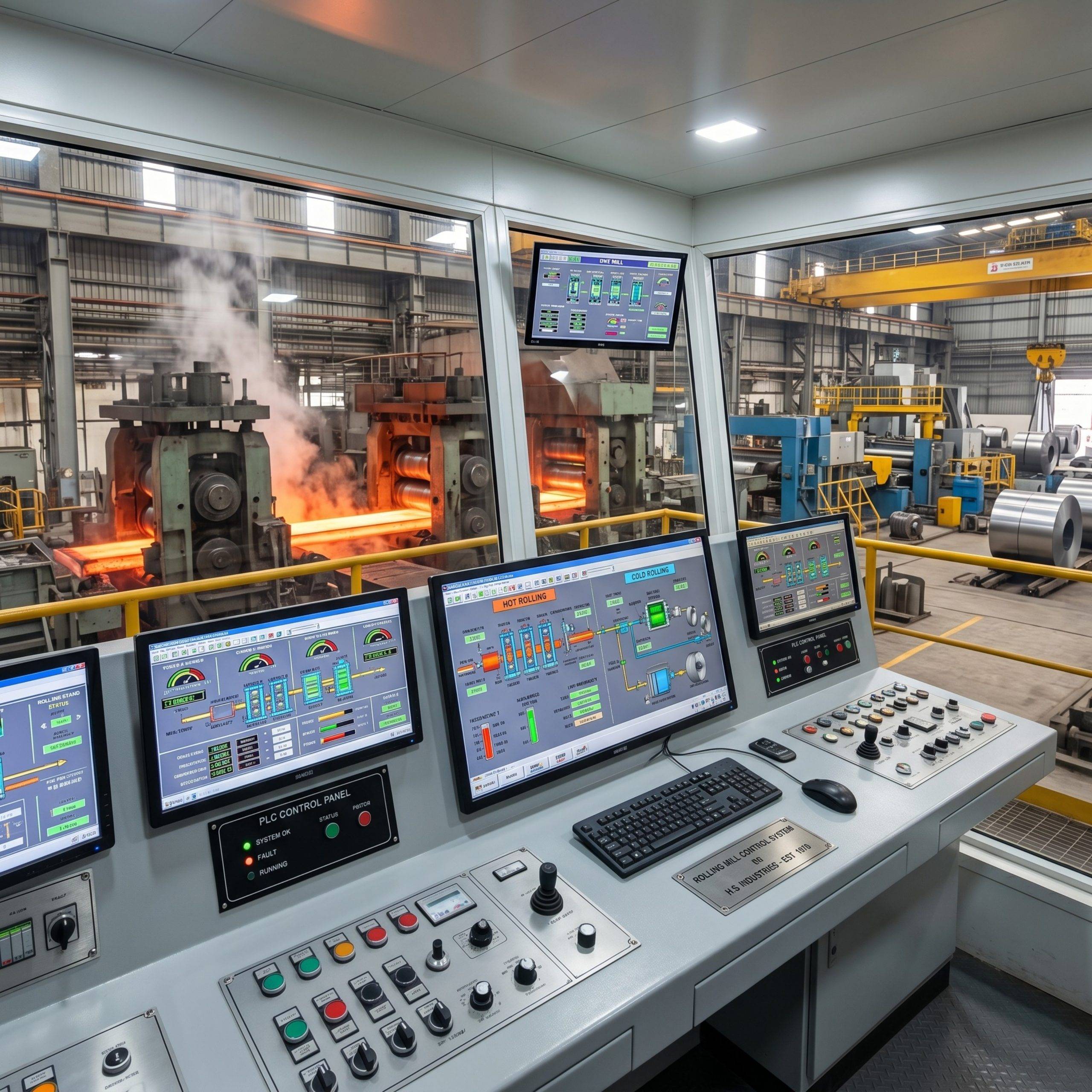 Continuous Caster Mill — molten steel solidification process