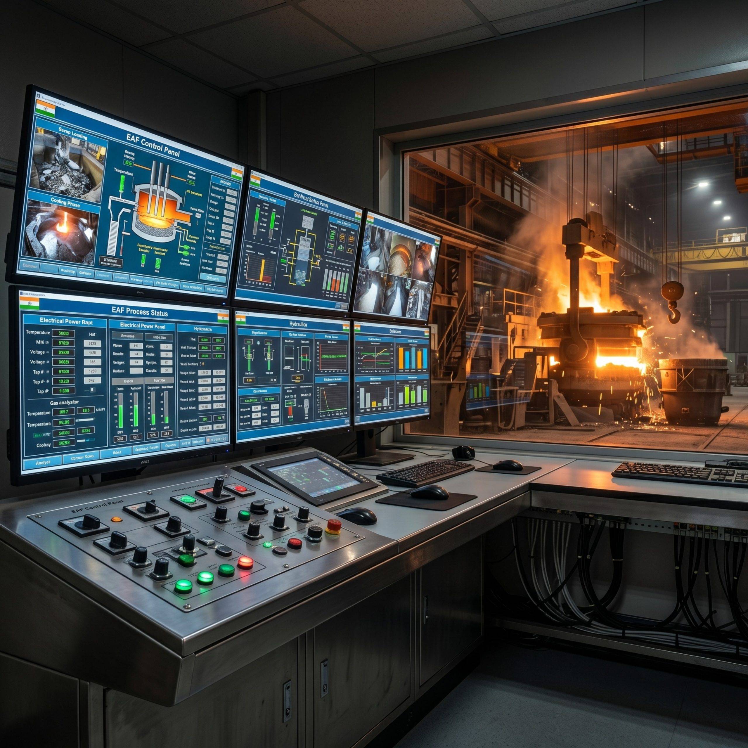 Electric Arc Furnace — steelmaking melt shop operations