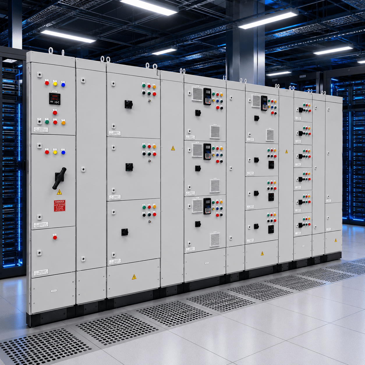 Power Distribution Unit — rack-level intelligent power distribution for data centers