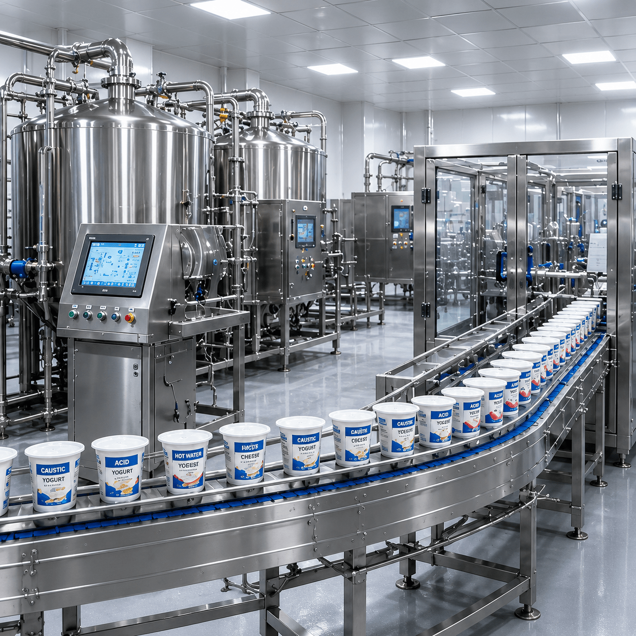 Dairy value-added products — yogurt, cheese and fermented dairy processing automation
