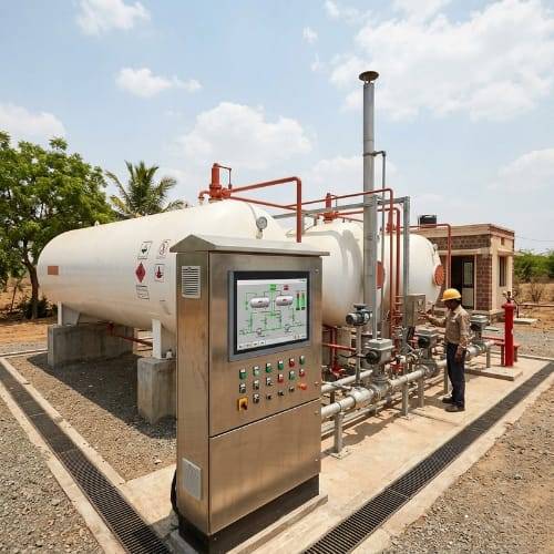 Propane Storage Tank Farm Automation