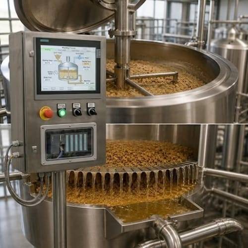 Mashing and Lautering — brewery wort extraction process