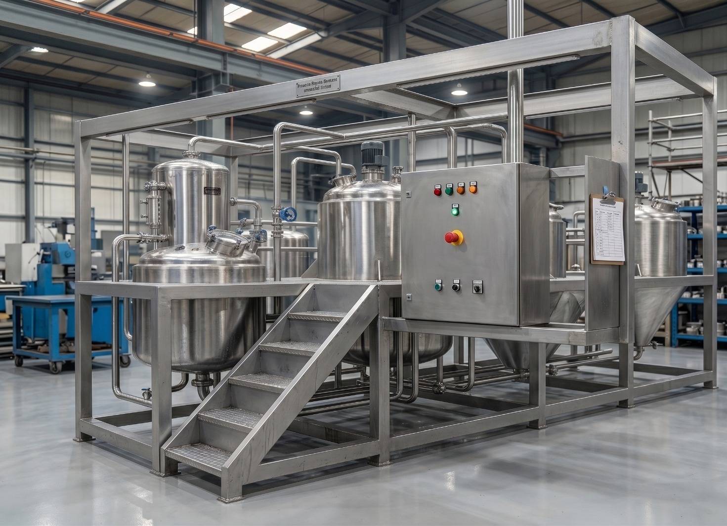 Crude oil refining plant