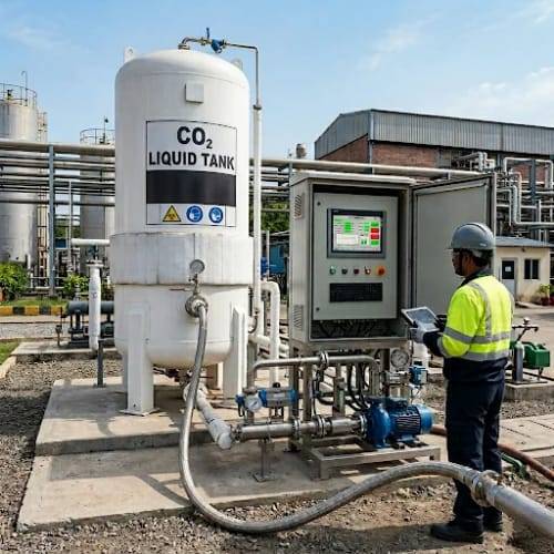CO2 Storage Tank Filling System Automation
